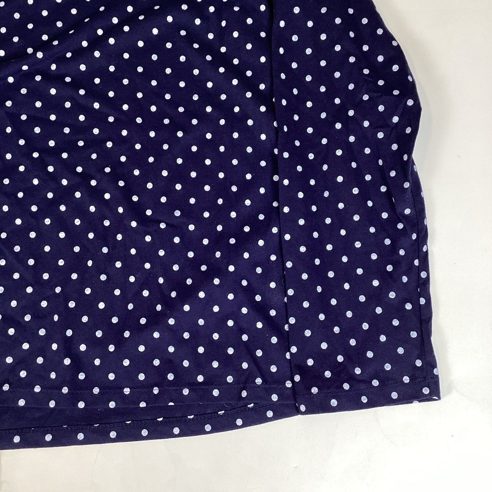Croft & Barrow Womens T Shirt Top Size M Medium Long Sleeve Sleep Polka Dot - Picture 7 of 7